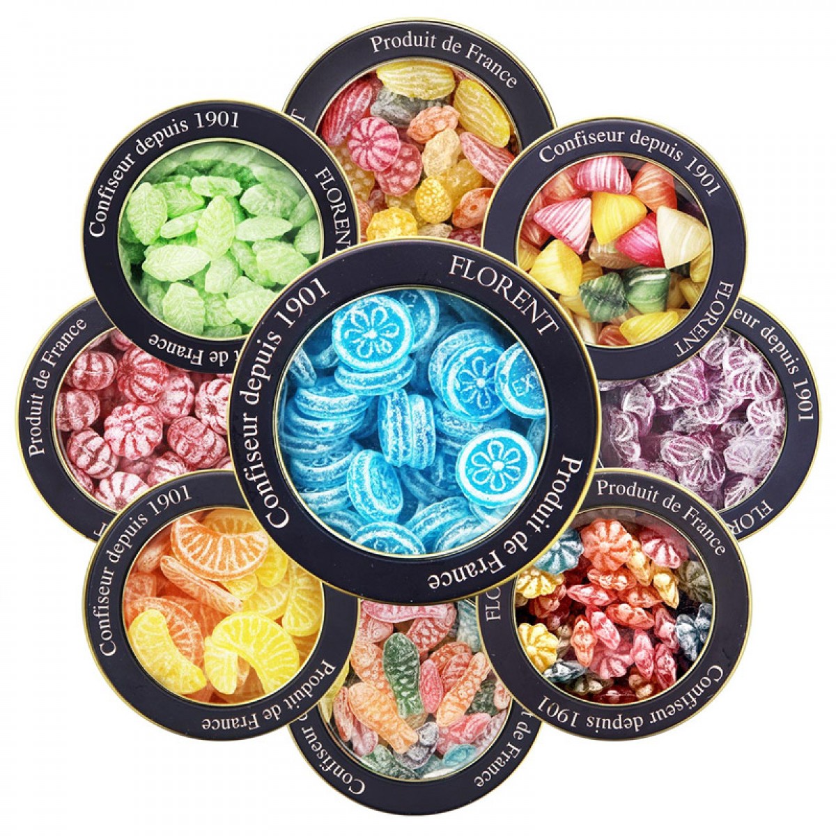 兰蔻 | 法国进口零食费罗伦十二星座糖水果味薄荷硬糖果礼盒装清凉糖女生 十二款定制独有星座可写贺卡颜控糖情人礼盒