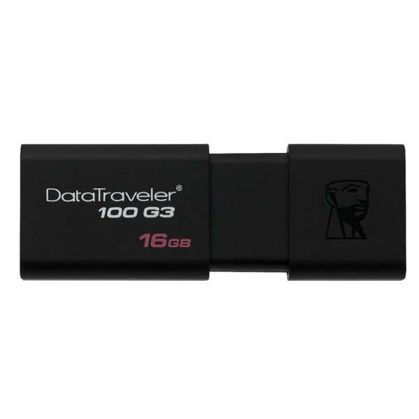 金士顿U盘16gu盘 高速USB3.0 DT100 G3 16G U盘16g包邮送挂绳 高速读写 滑盖设计 沉稳大气